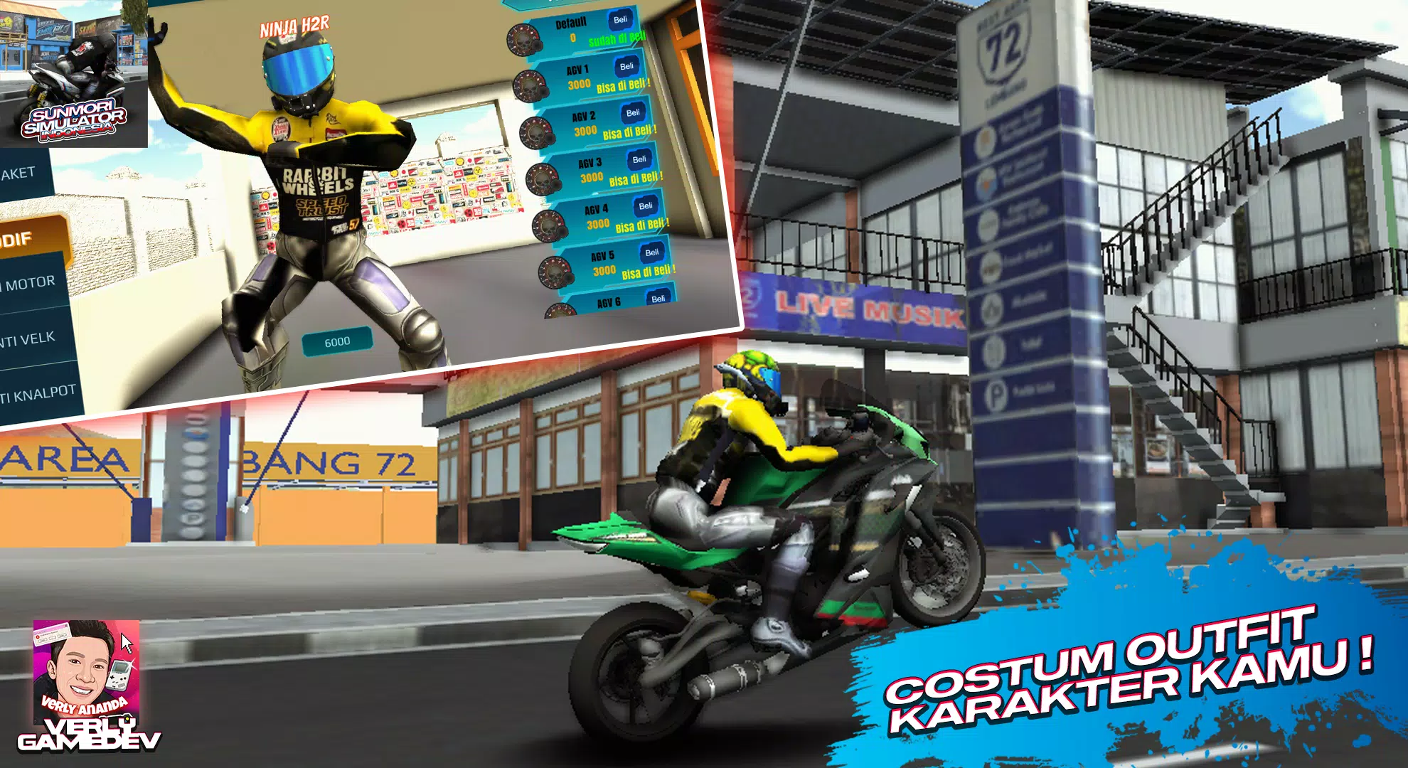 Sunmori Simulator Indonesia 3D 스크린샷 3