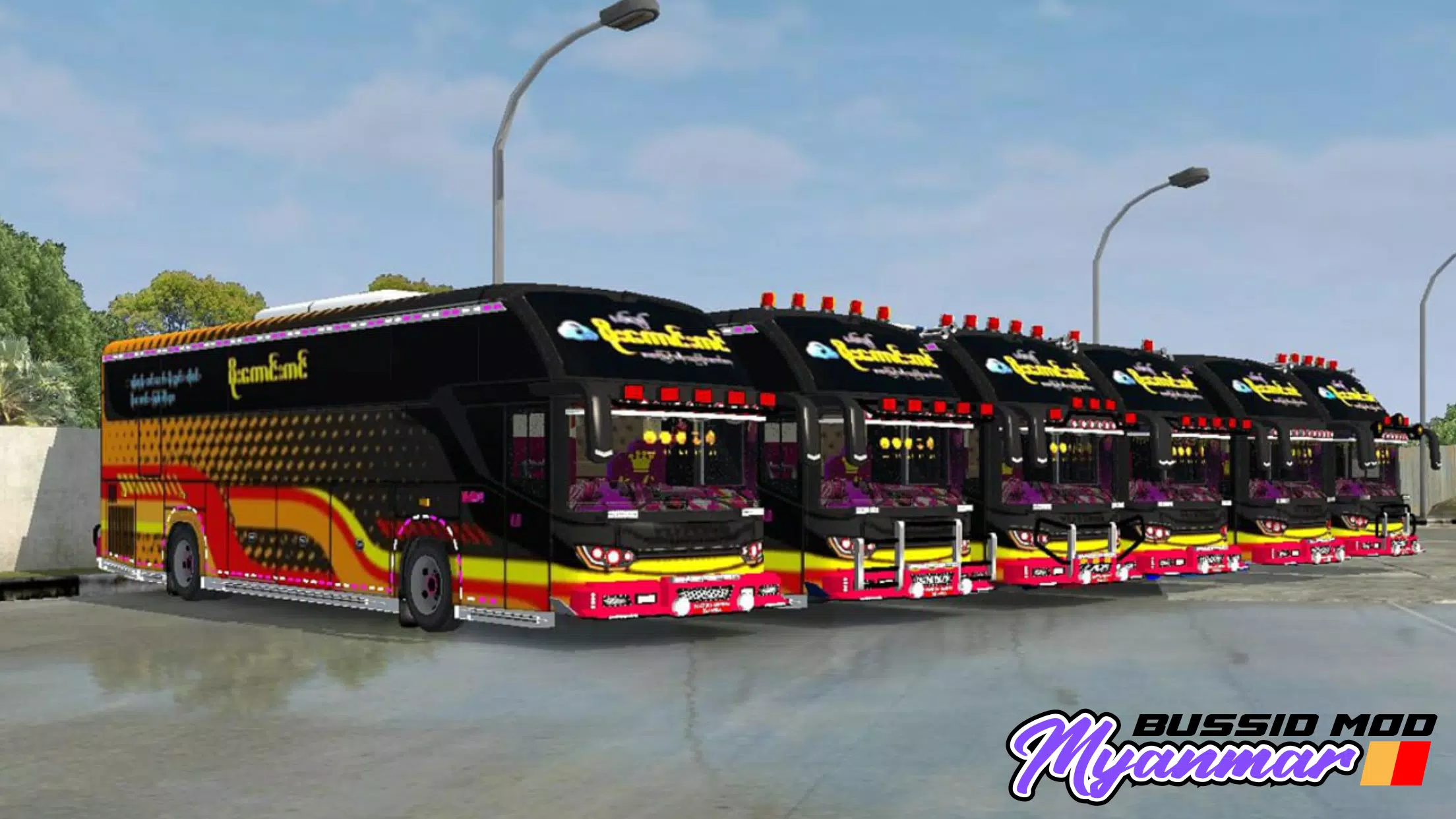 Mod Bussid Myanmar ภาพหน้าจอ 0