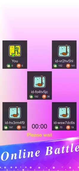 Rhythm Tiles 3:PvP Piano Games Captura de pantalla 2