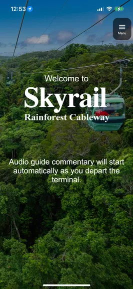 Skyrail audio interp. guide Zrzut ekranu 1