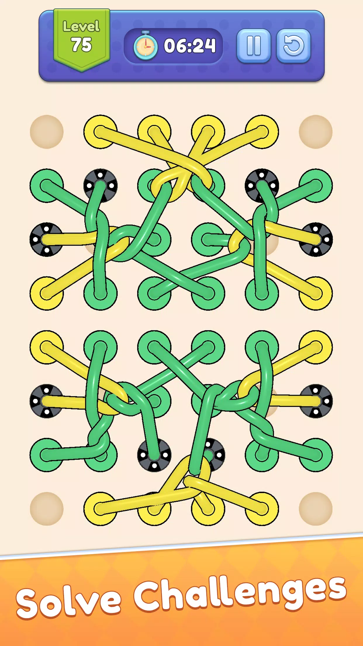 Tangle Out: Rope Puzzle Ảnh chụp màn hình 1