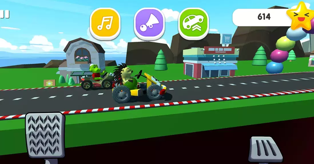 Fun Kids Cars Racing Game 2 스크린샷 0