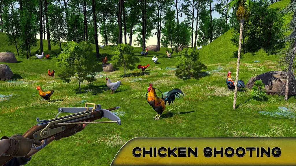 Chicken Hunting Challenge Game Captura de tela 1