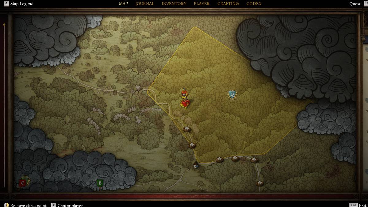 Lokasyon ng Camp 5 sa Kaharian Halika Deliverance 2 Bird of Prey Quest