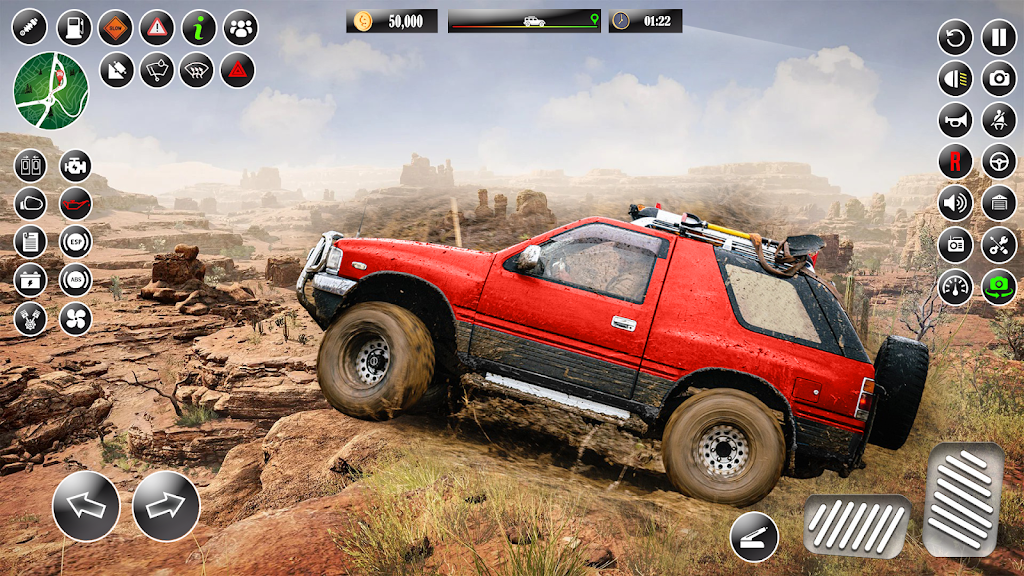 Offroad Xtreme 4X4 Jeep Driver स्क्रीनशॉट 1