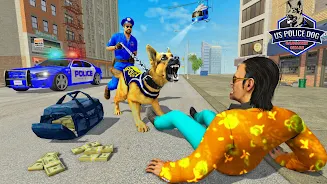 US Police Dog Crime Chase Game Скриншот 1