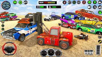 Demolition Derby Kar Wali Game स्क्रीनशॉट 2