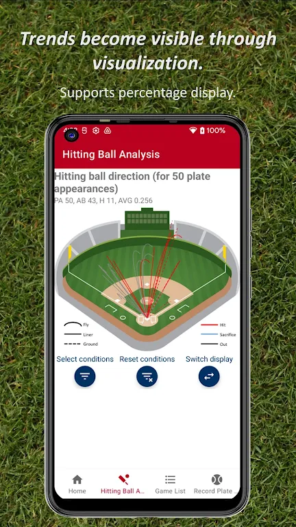 Batting STATS Manager Tangkapan skrin 2