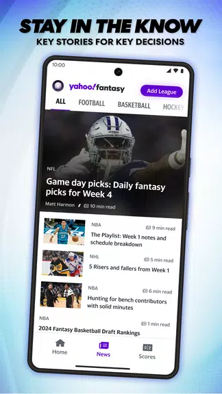 Yahoo Fantasy: Football & more स्क्रीनशॉट 3