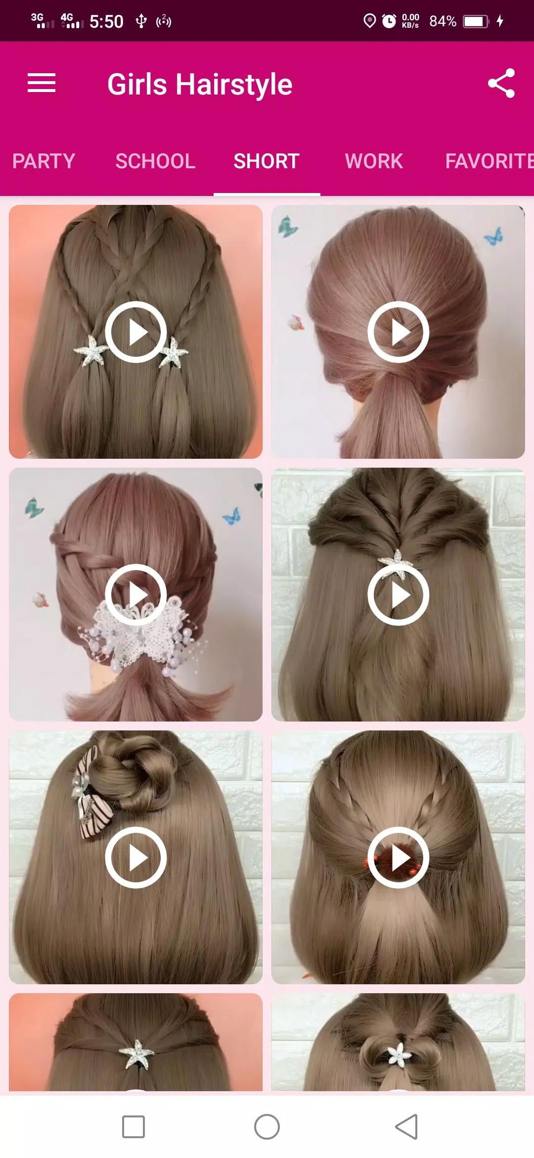 Girls Hairstyle Скриншот 3