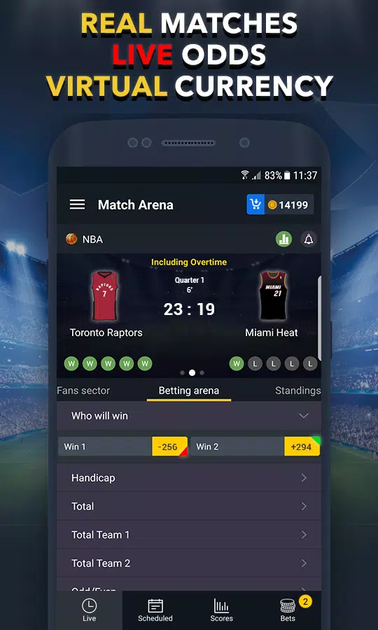 Sports Betting Game - BET UP Screenshot 0