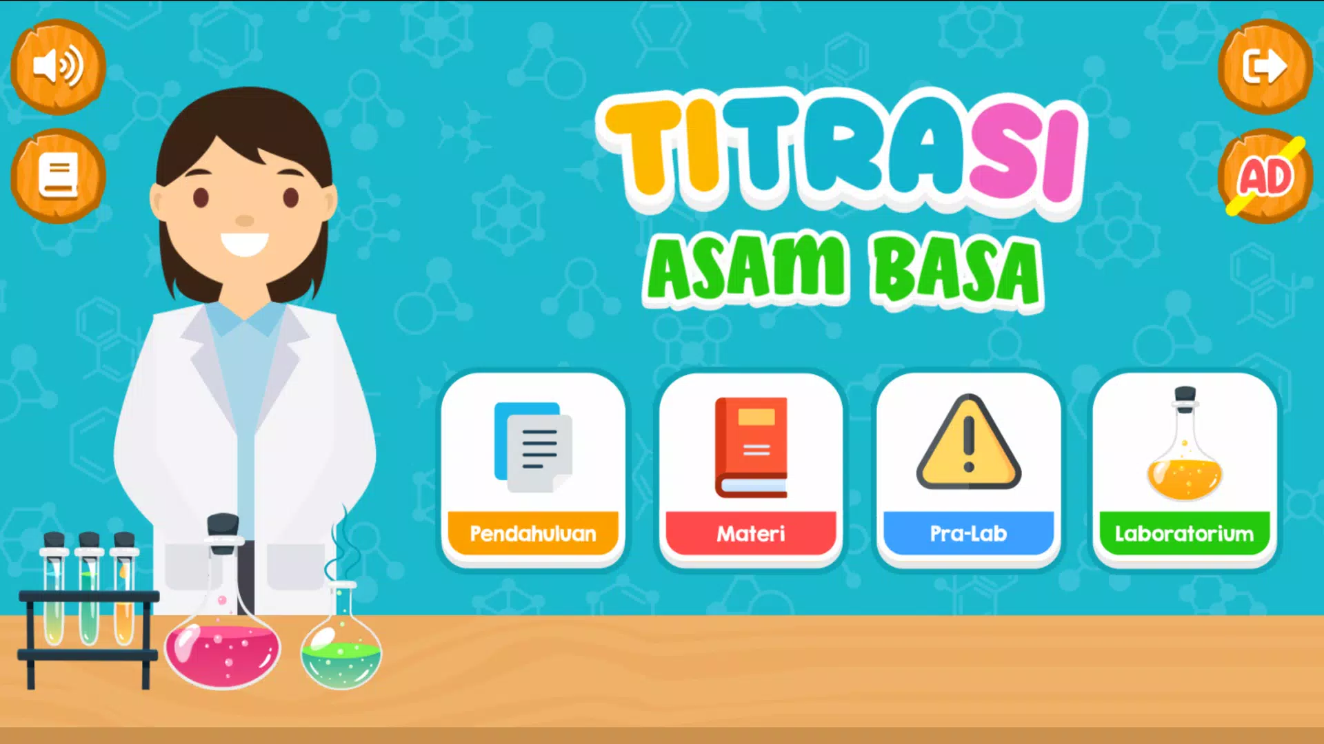 Virtual Lab Titrasi Asam Basa स्क्रीनशॉट 1