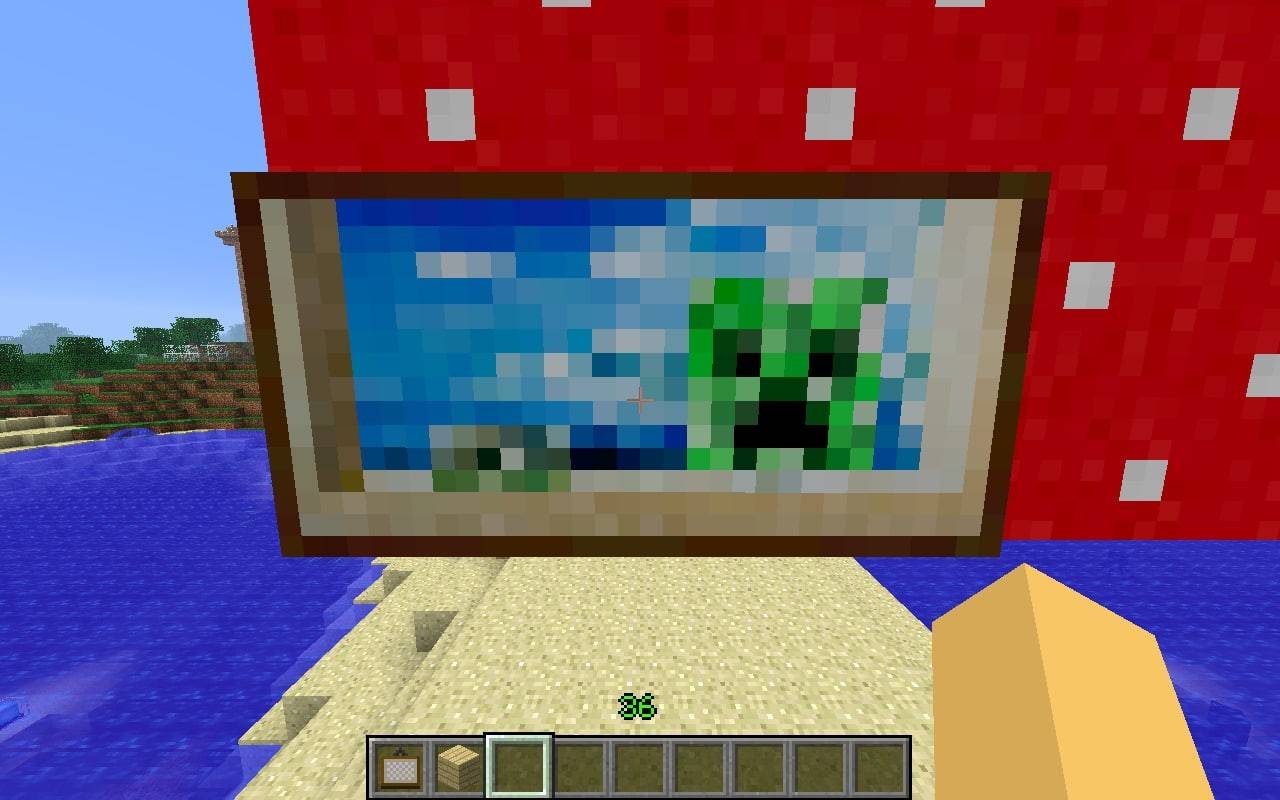 custom paintings in Minecraft