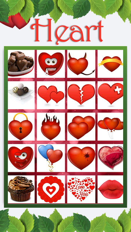 Valentine Love Emojis Captura de pantalla 1