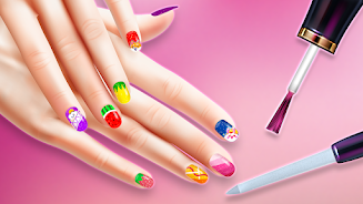 Nail Salon: Girls Game ภาพหน้าจอ 0