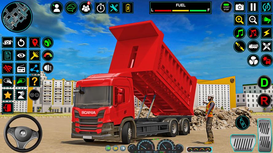 Schermata Car Transport Truck Driver 3D 2
