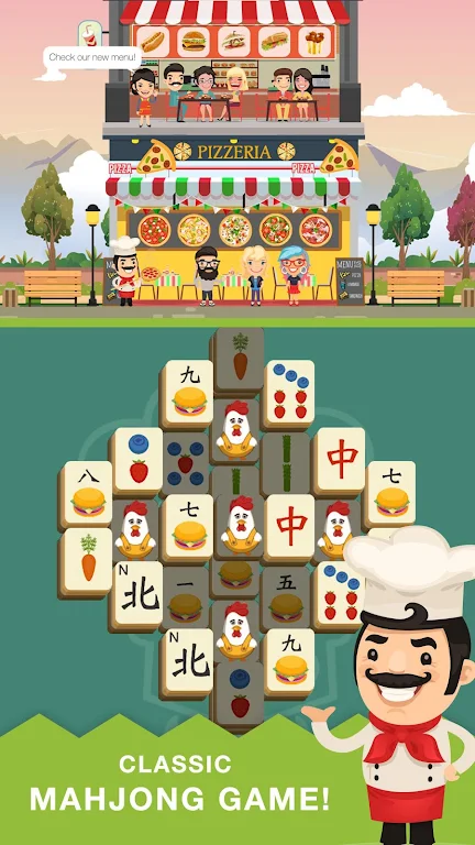 Mahjong Cooking Tower - Match & Build Your Tower Schermafbeelding 0