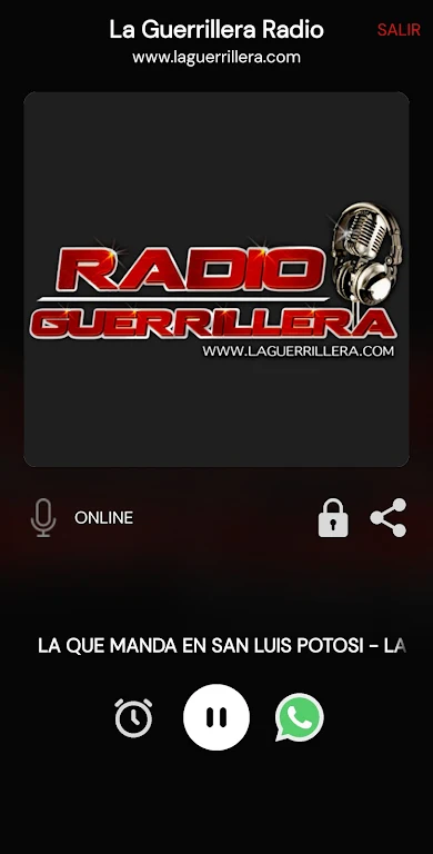 Schermata La Guerrillera Radio 1