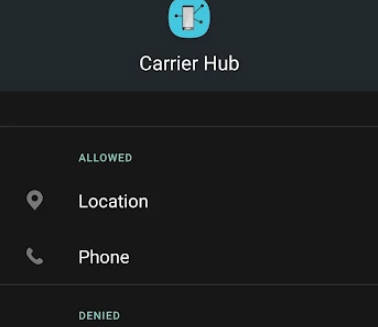 Carrier Hub Capture d'écran 2