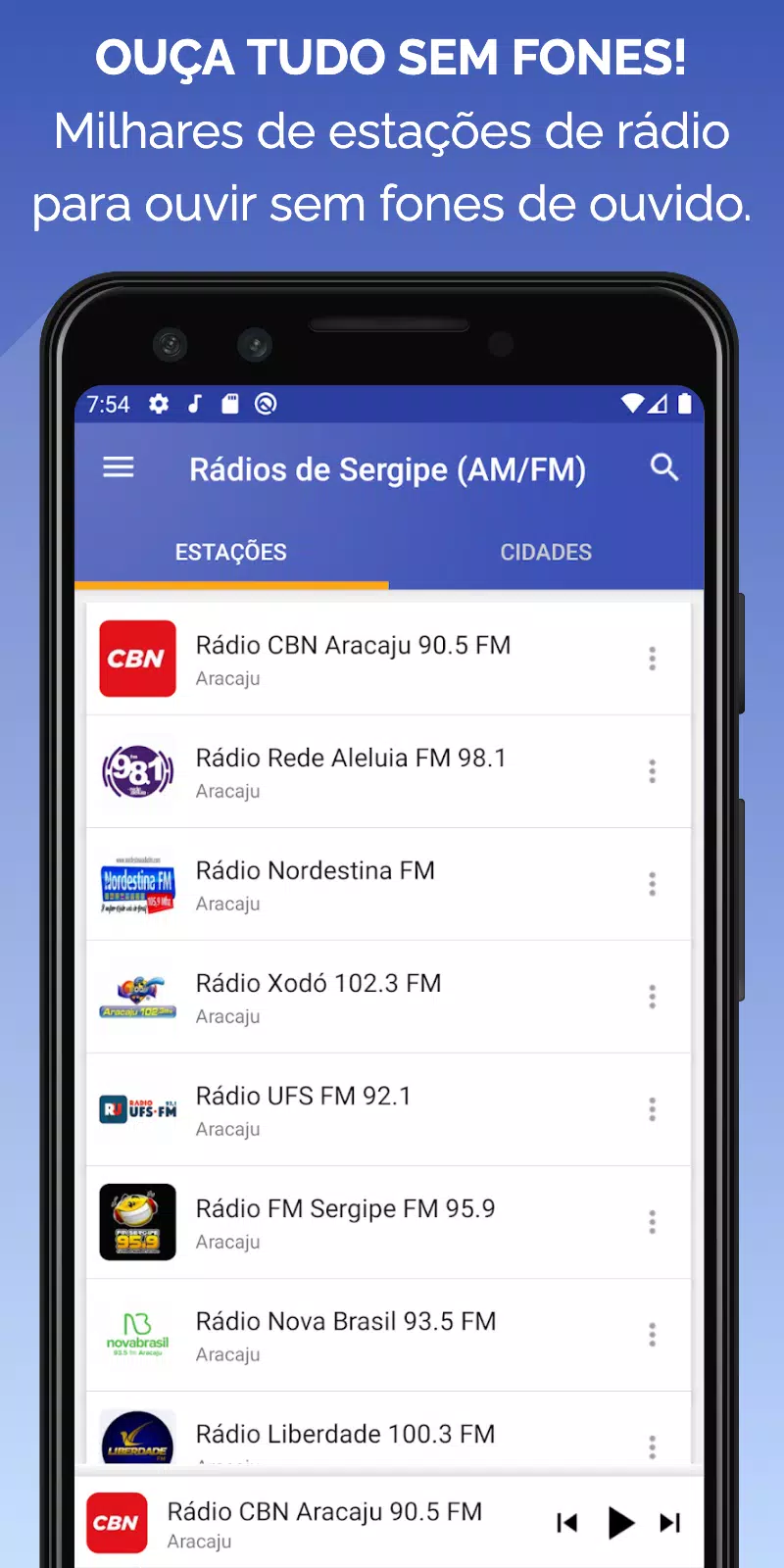 Rádios de Sergipe (AM/FM) Capture d'écran 0