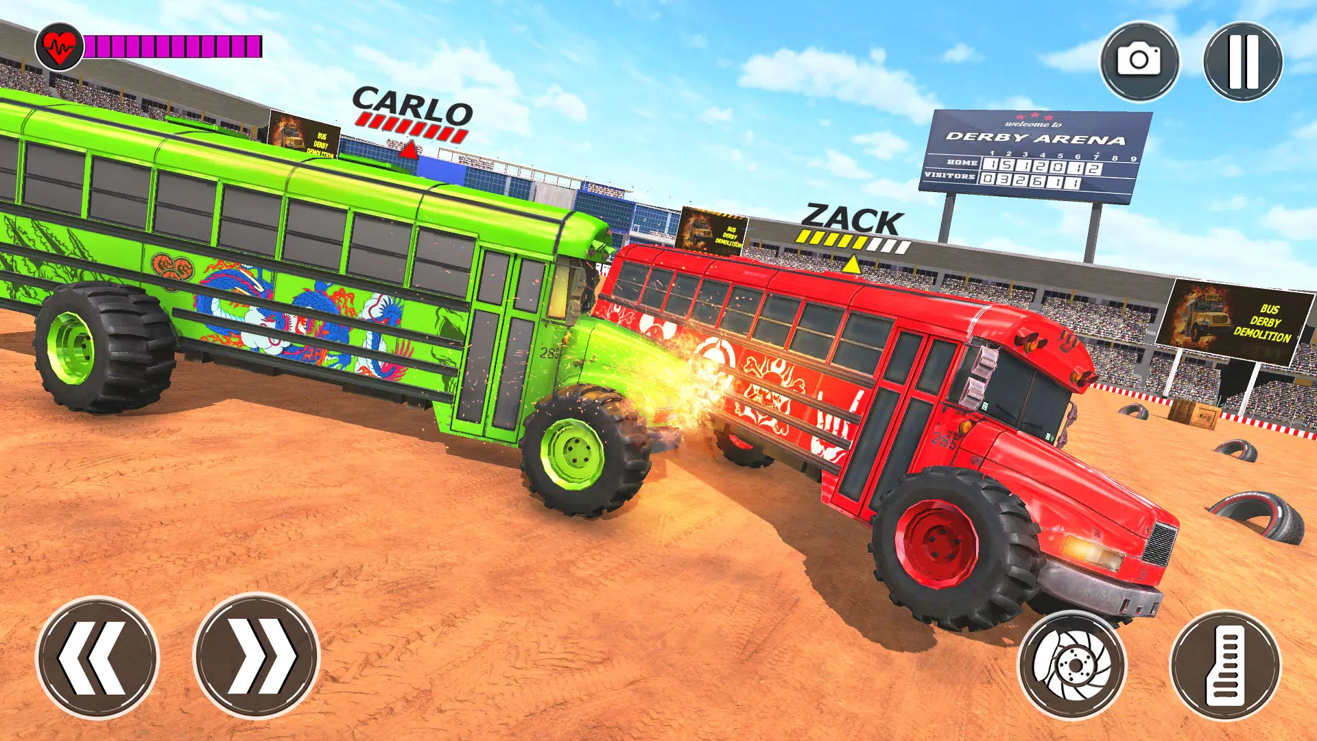 Monster Bus Derby Destruction スクリーンショット 2