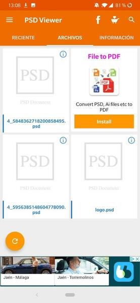 PSD File Viewer ဖန်သားပြင်ဓာတ်ပုံ 1