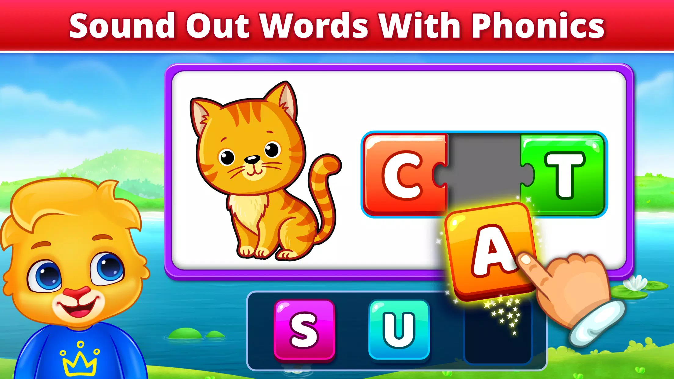 Spelling & Phonics: Kids Games Captura de tela 1