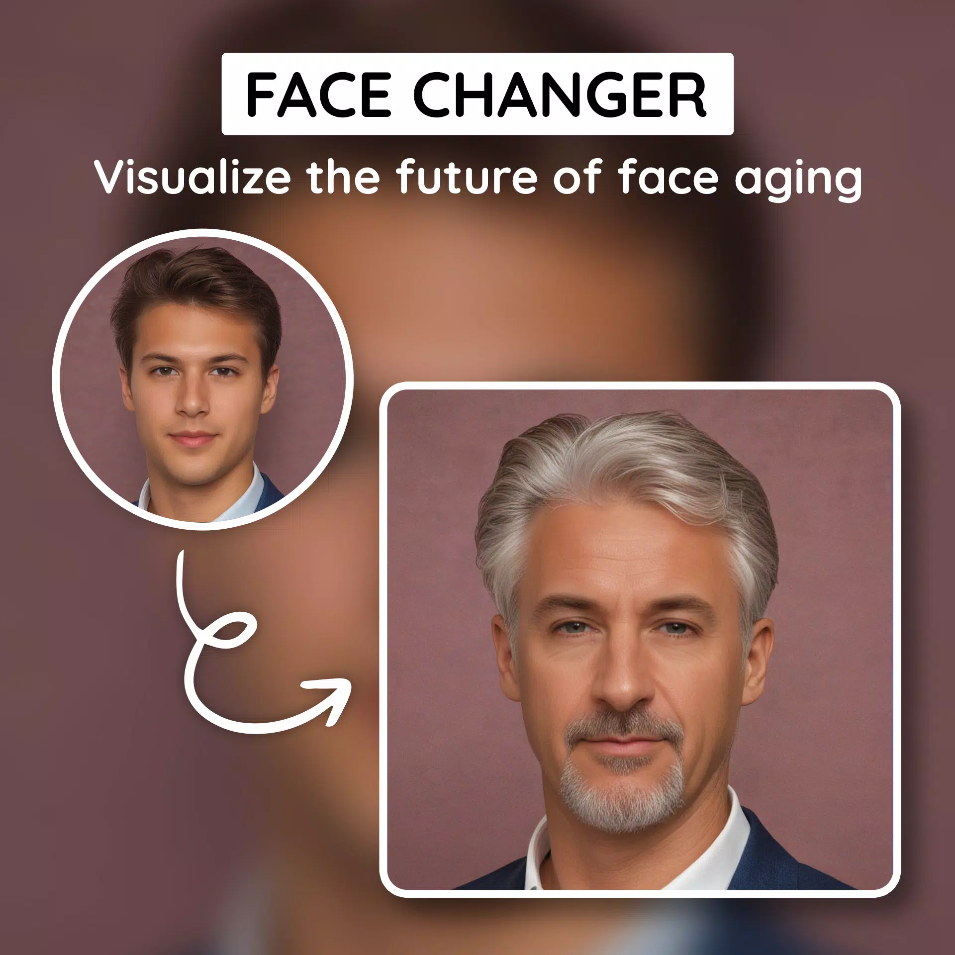 Future Self Face Aging Changer Schermafbeelding 0