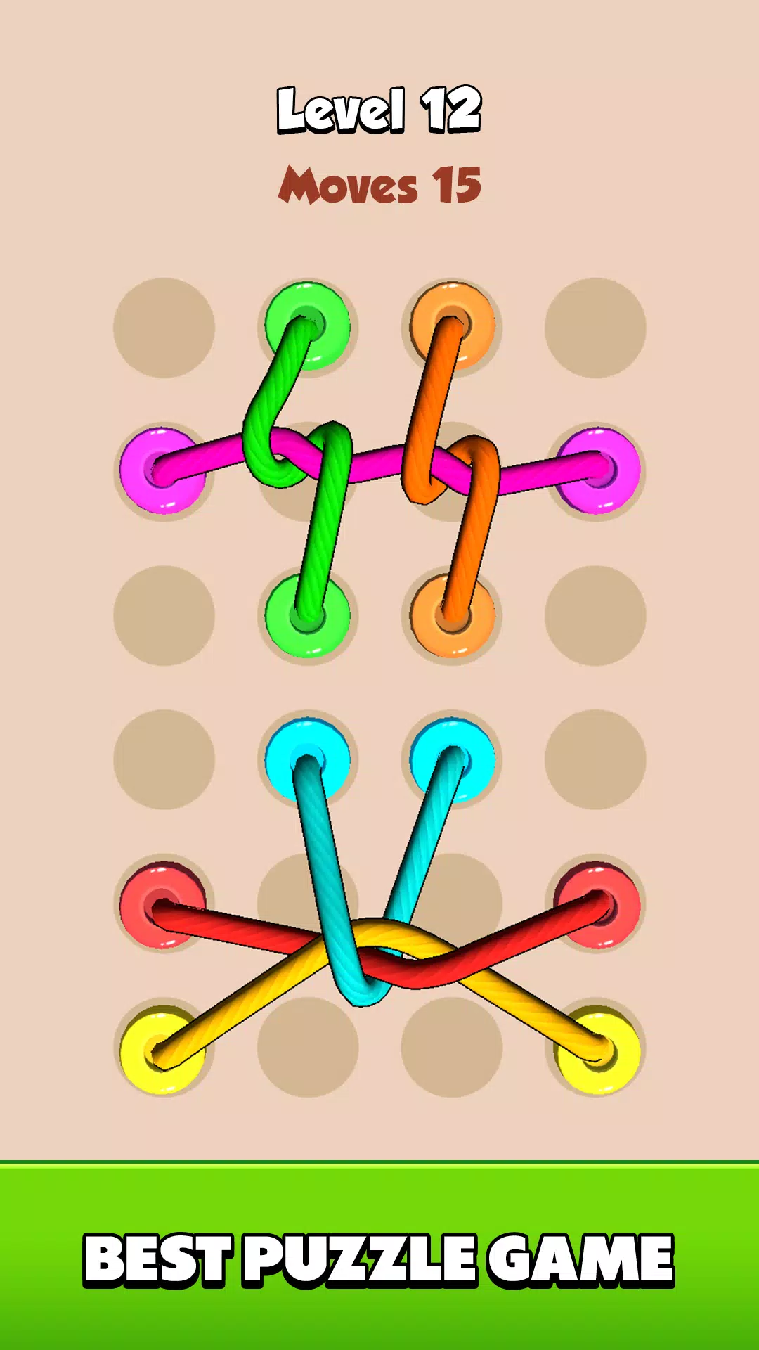 Color Tangled Rope 3D স্ক্রিনশট 1