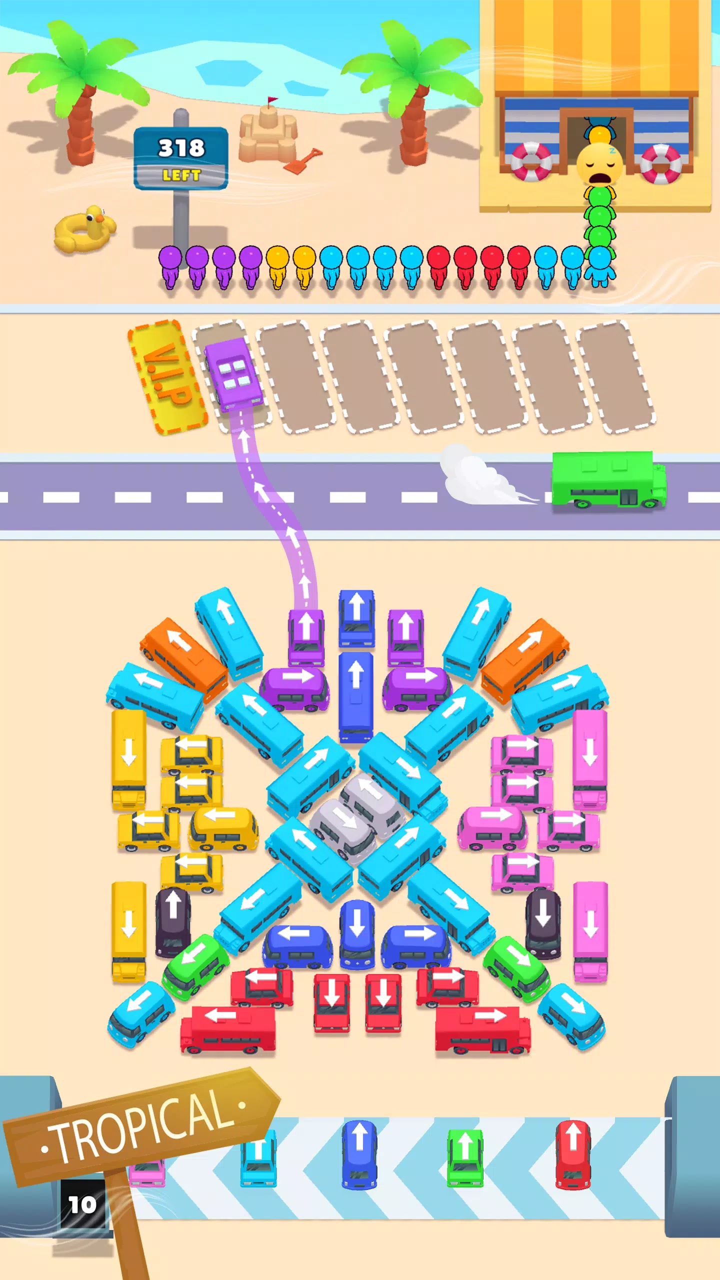 Bus Match Puzzle: Bus Shuffle 스크린샷 3