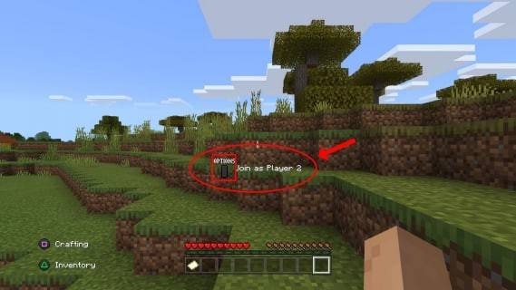 Splitscreen Minecraft