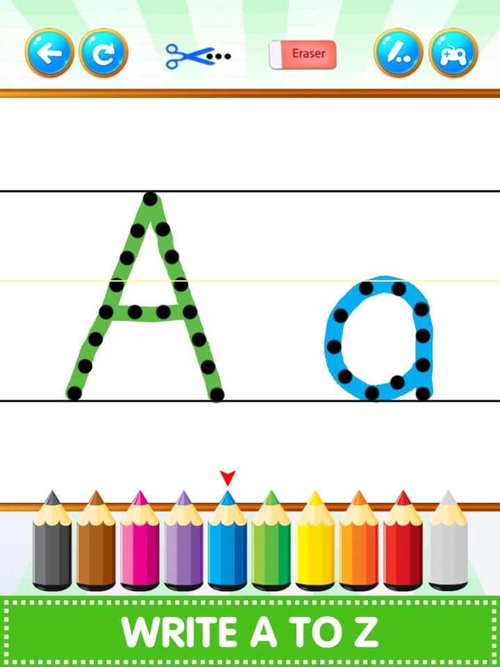 ABC123 English Alphabet Write Captura de pantalla 2