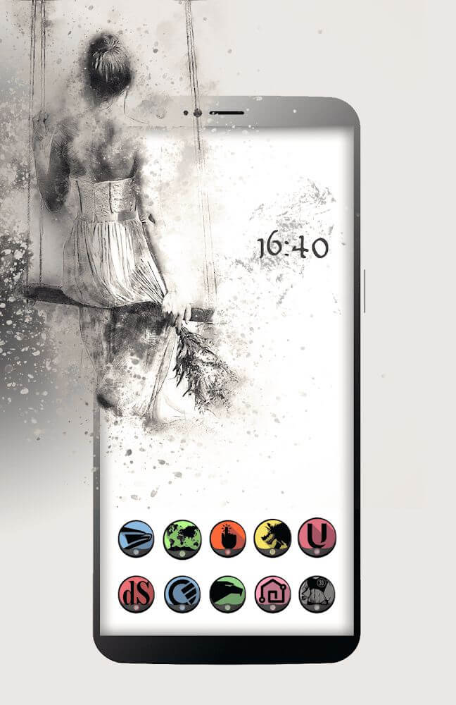 Ciclo - Icon Pack Mod Captura de pantalla 3