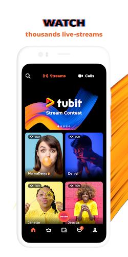 Tubit: Live Stream Video Chat ภาพหน้าจอ 0