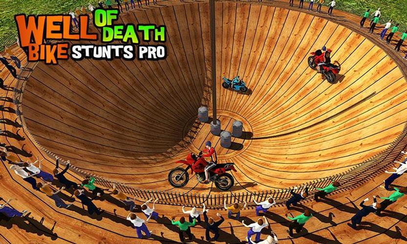 Well of Death Bike Stunts Ride Capture d'écran 2
