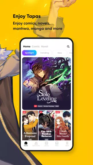 Tapas – Comics and Novels ภาพหน้าจอ 1
