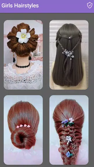 Girls Hairstyles Step By Step Zrzut ekranu 2