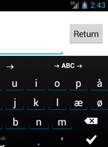 Danish for AnySoftKeyboard Tangkapan skrin 2