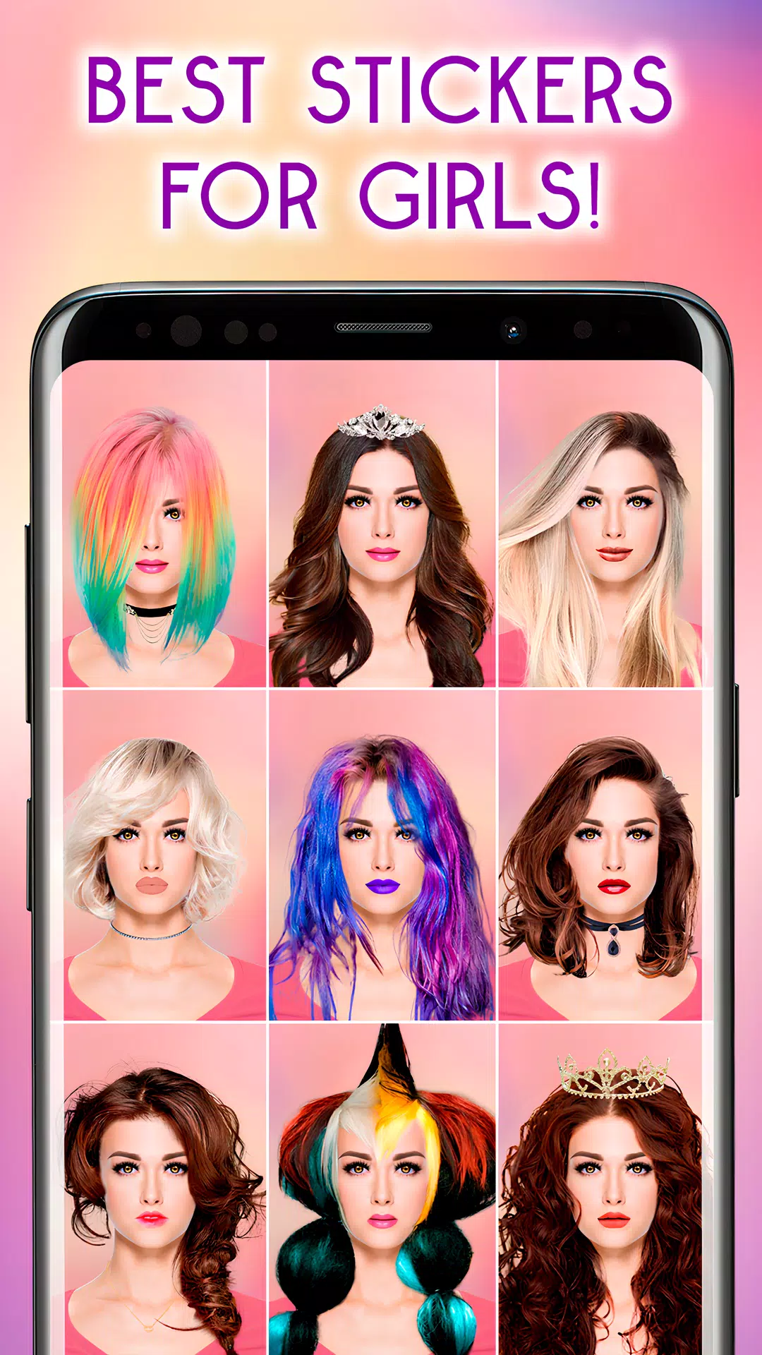 Hairstyles Photo Editor ภาพหน้าจอ 1