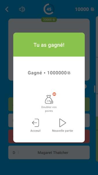 Millions Quiz - Français Capture d'écran 1