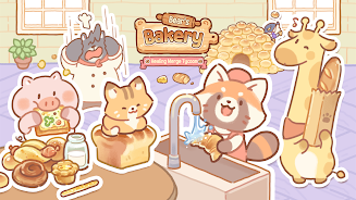 Bear Bakery - Cooking Tycoon स्क्रीनशॉट 0