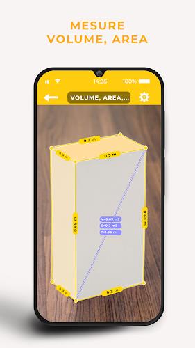 Ruler AR - Tape Measure App Captura de pantalla 3