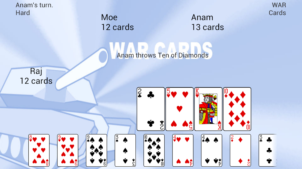 WAR Cards Screenshot 0