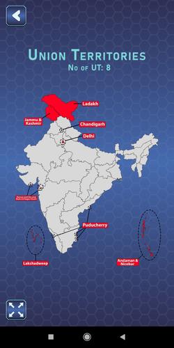 India Mapper-(India Map Game) Скриншот 1