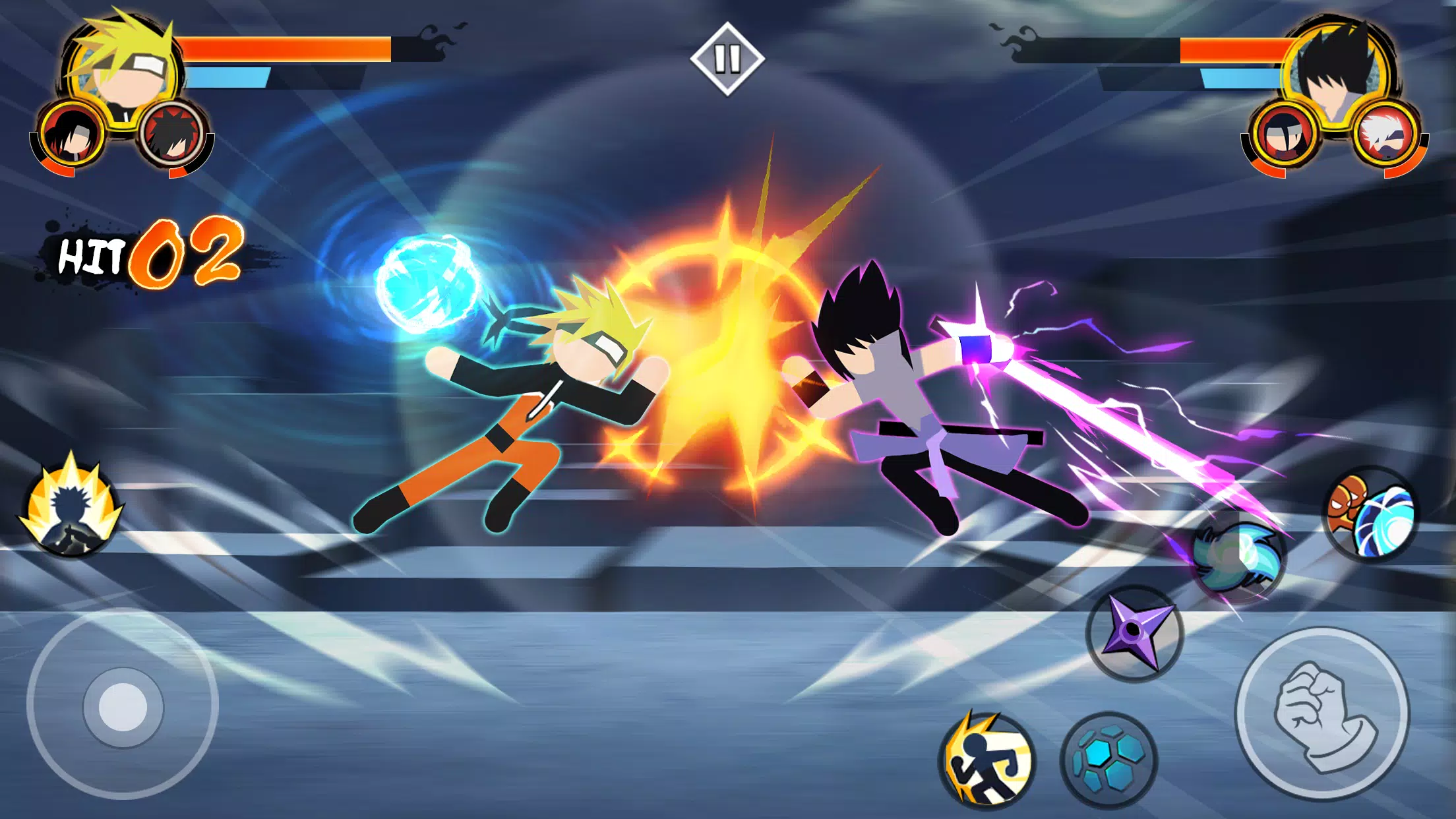 Stick Ninja - 3v3 Battle Ảnh chụp màn hình 0