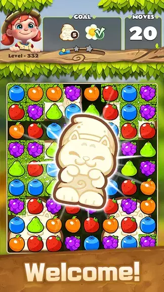 Fruits POP : Match 3 Puzzle Schermafbeelding 0