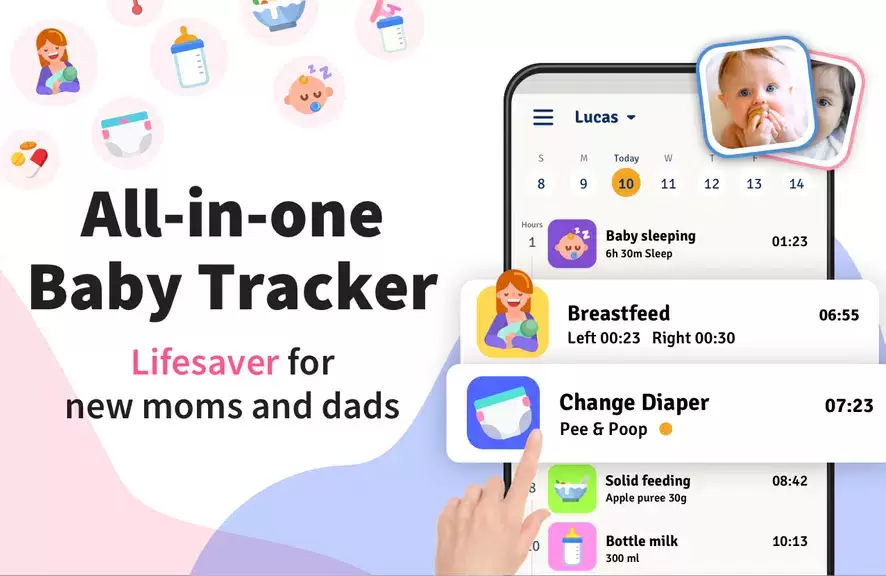 Baby Tracker - Breastfeeding Schermafbeelding 0