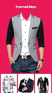 Smarty Men Jacket Photo Editor Скриншот 0