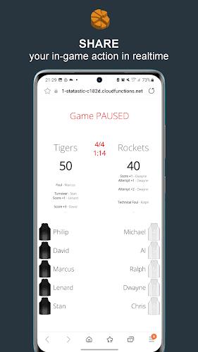 Statastic Basketball Tracker Screenshot 3