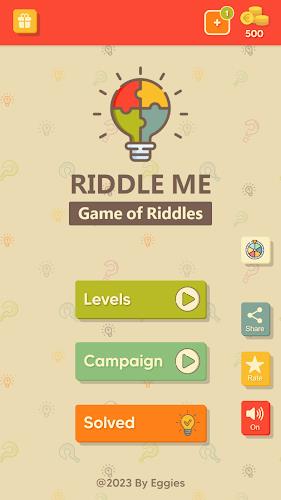 Riddle Me - A Game of Riddles Tangkapan skrin 0